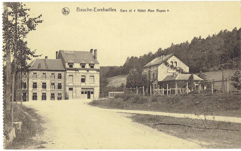 Gare et hotel mon repos, Bauche-Evrehailles