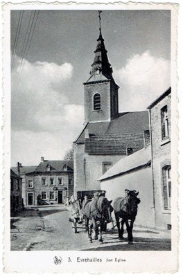 L'église d'Evrehailles