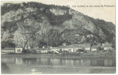 Les rochers et ruines de Poilvache
