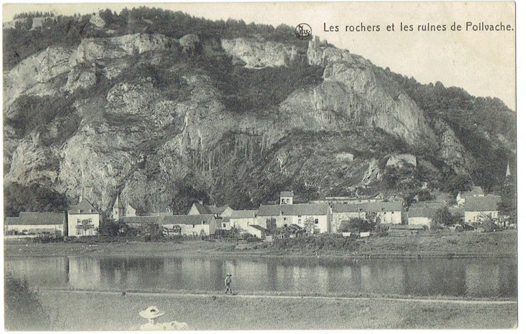 Les rochers et ruines de Poilvache