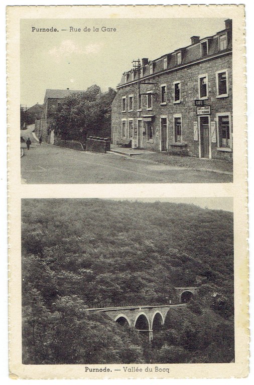 Rue de la gare et vallée du Bocq